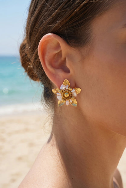 Boucles d’oreilles en acier inoxydable