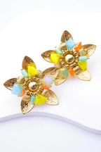 Boucles d'oreilles en acier inoxydable - MULTICOLORE