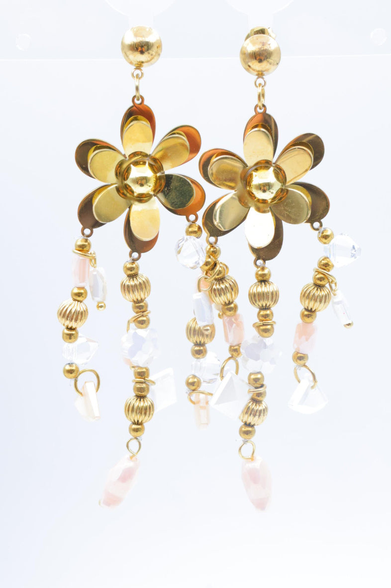 Boucles d'oreilles en acier inoxydable - BLANC