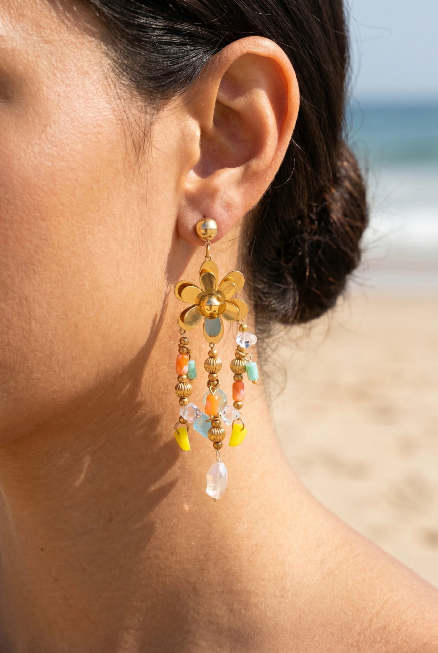 Boucles d’oreilles en acier inoxydable