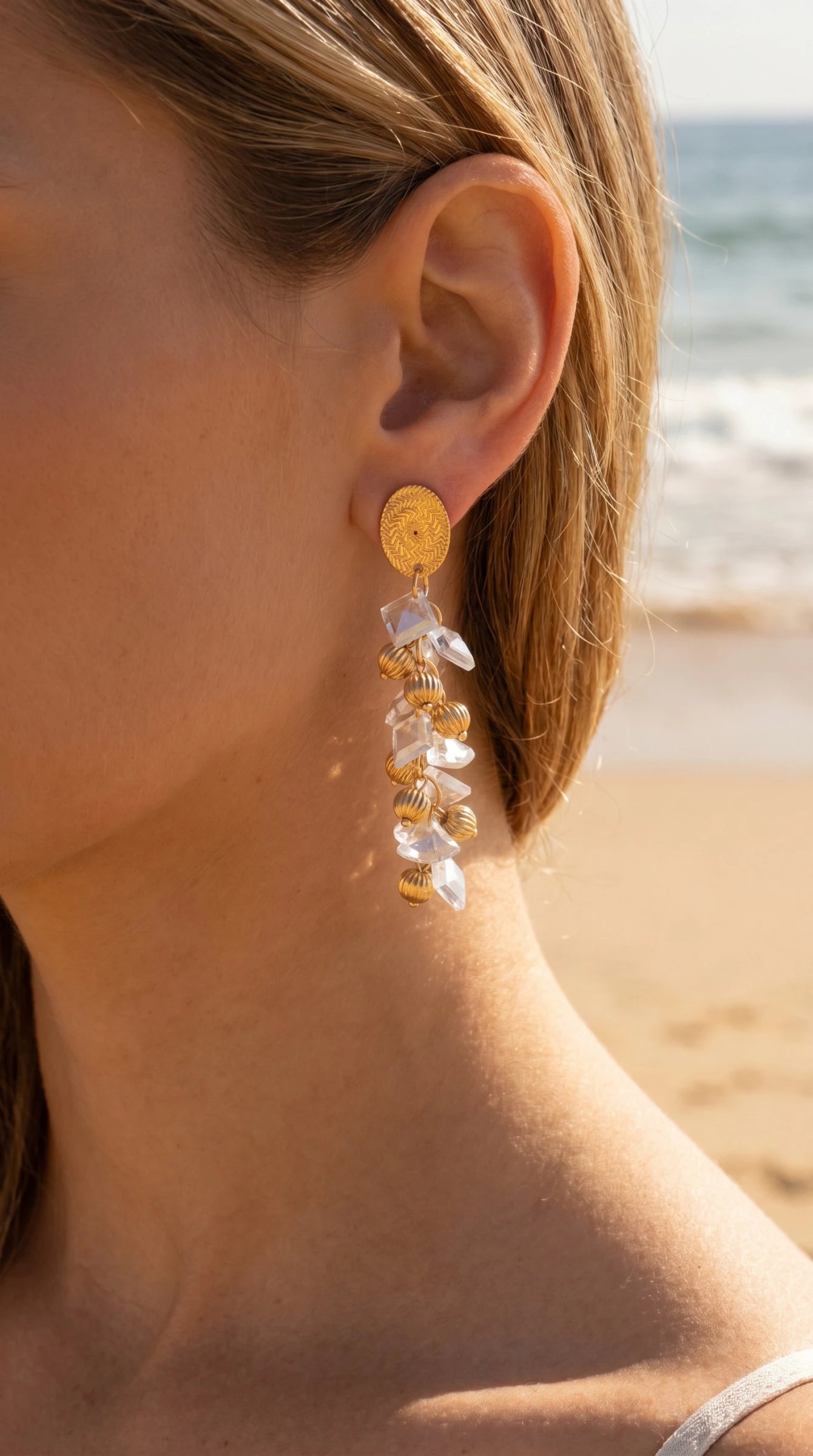 Boucles d’oreilles en acier inoxydable