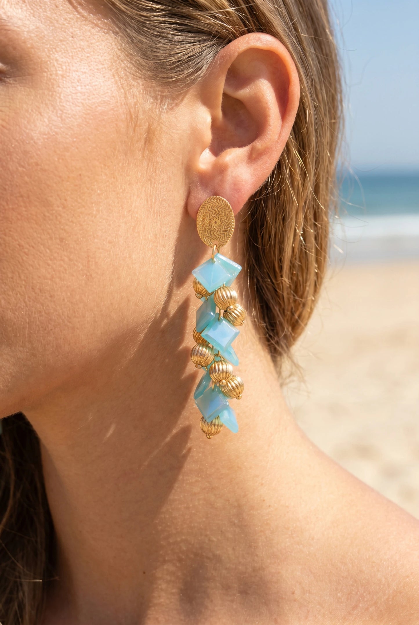 Boucles d’oreilles en acier inoxydable