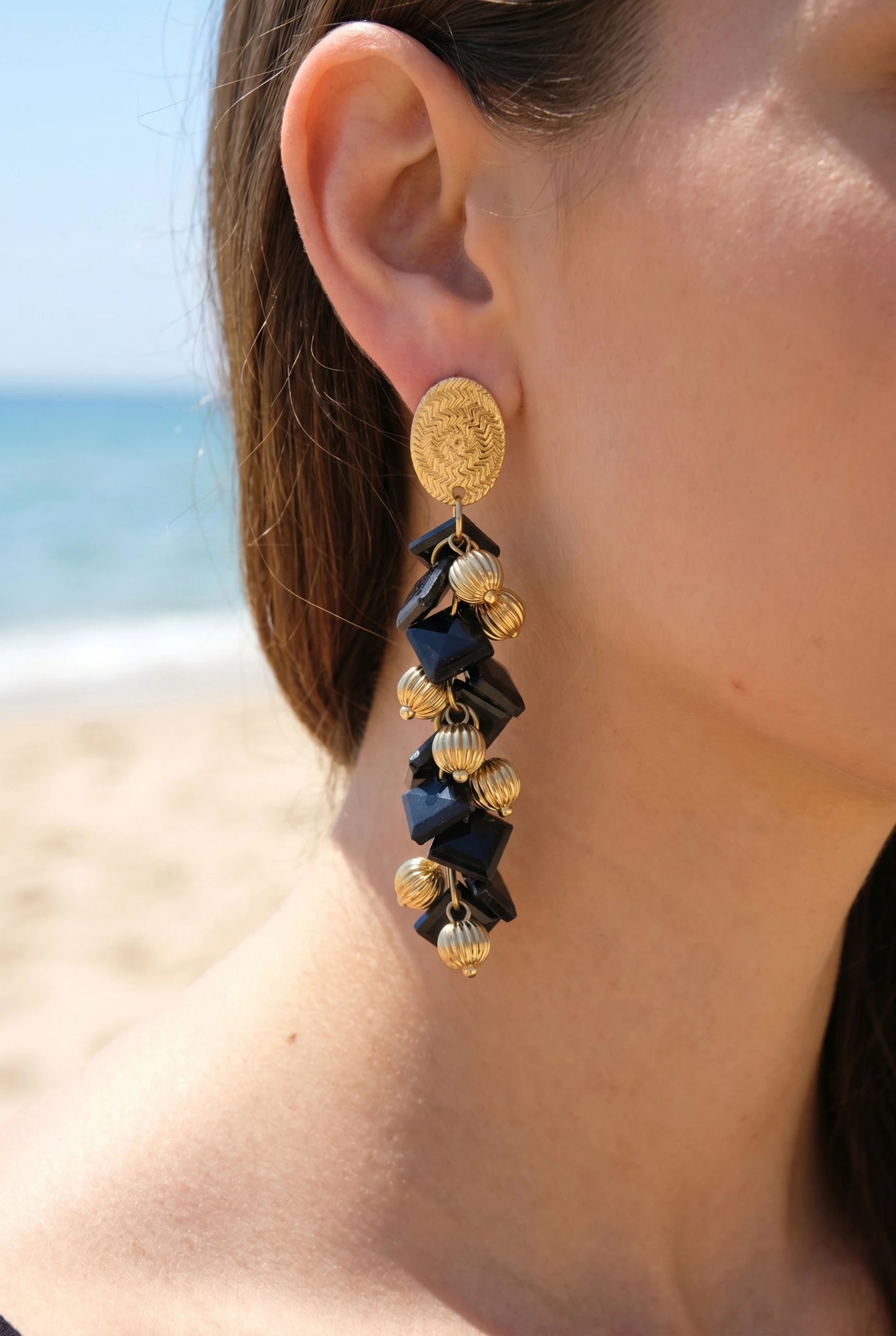 Boucles d’oreilles en acier inoxydable
