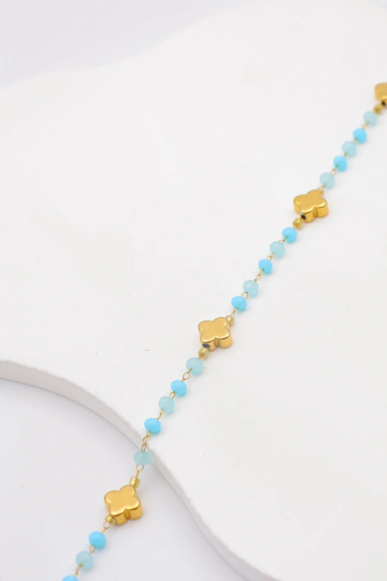Bracelet en acier inoxydable - BLEU