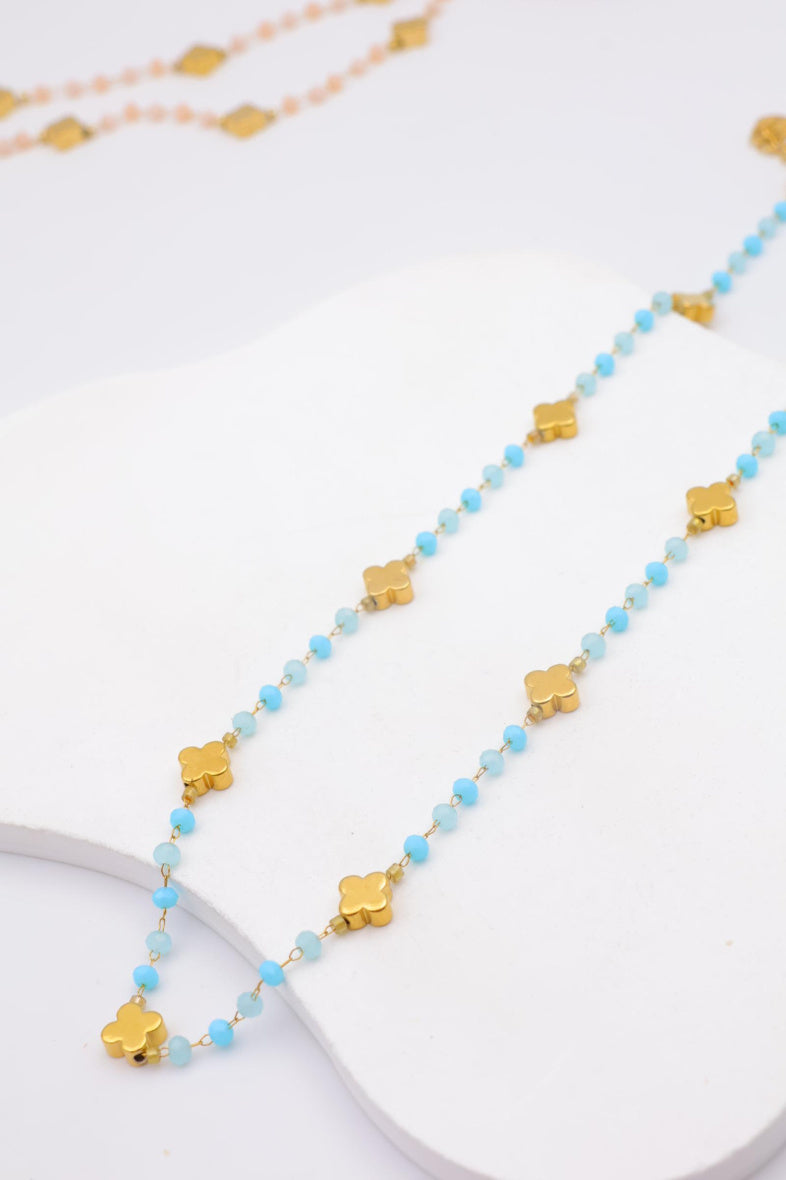 Collier en acier inoxydable - BLEU