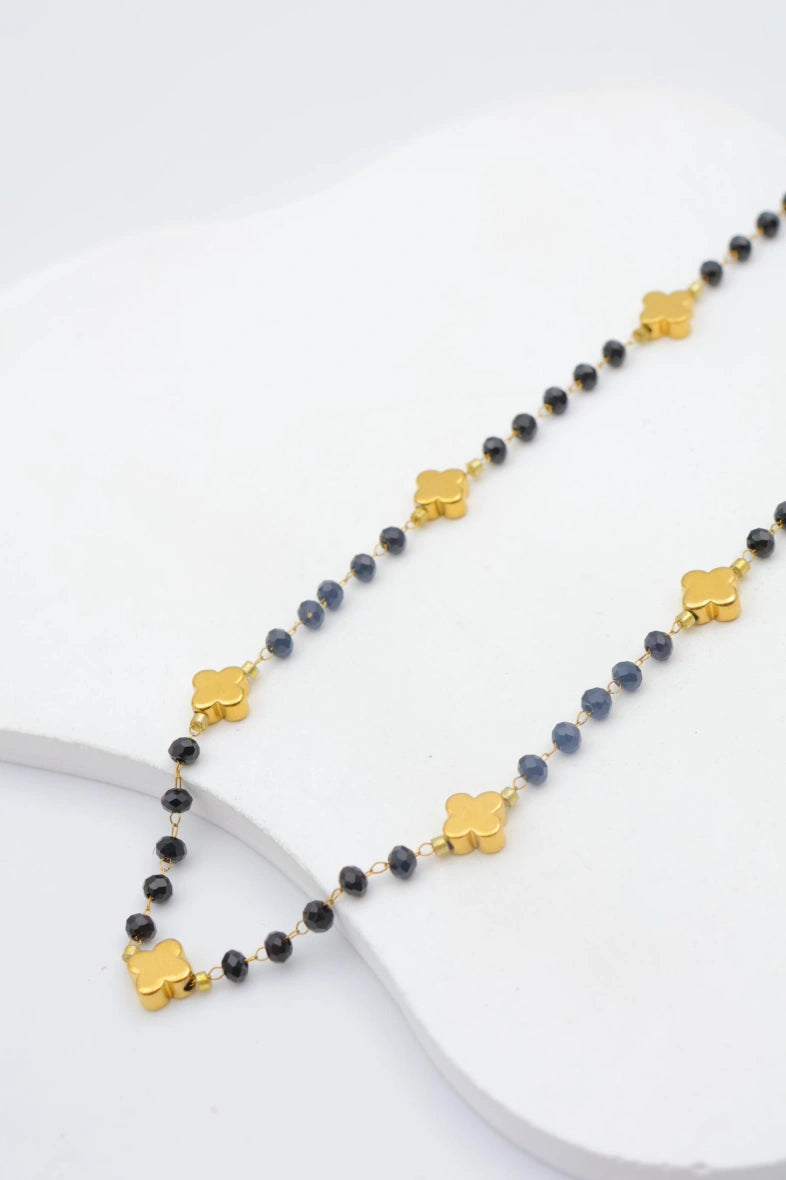 Collier en acier inoxydable - NOIR
