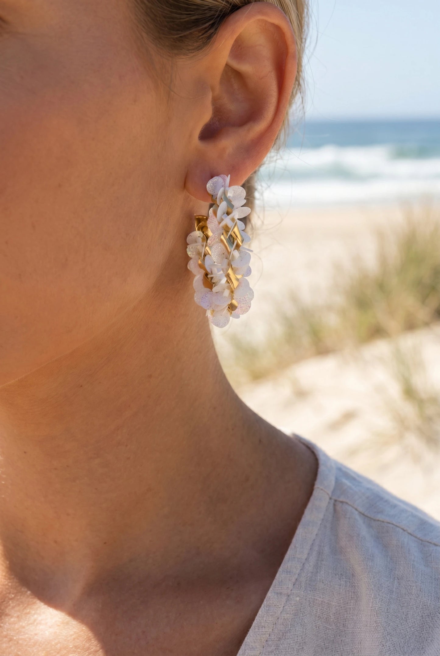 Boucles d’oreilles en acier inoxydable