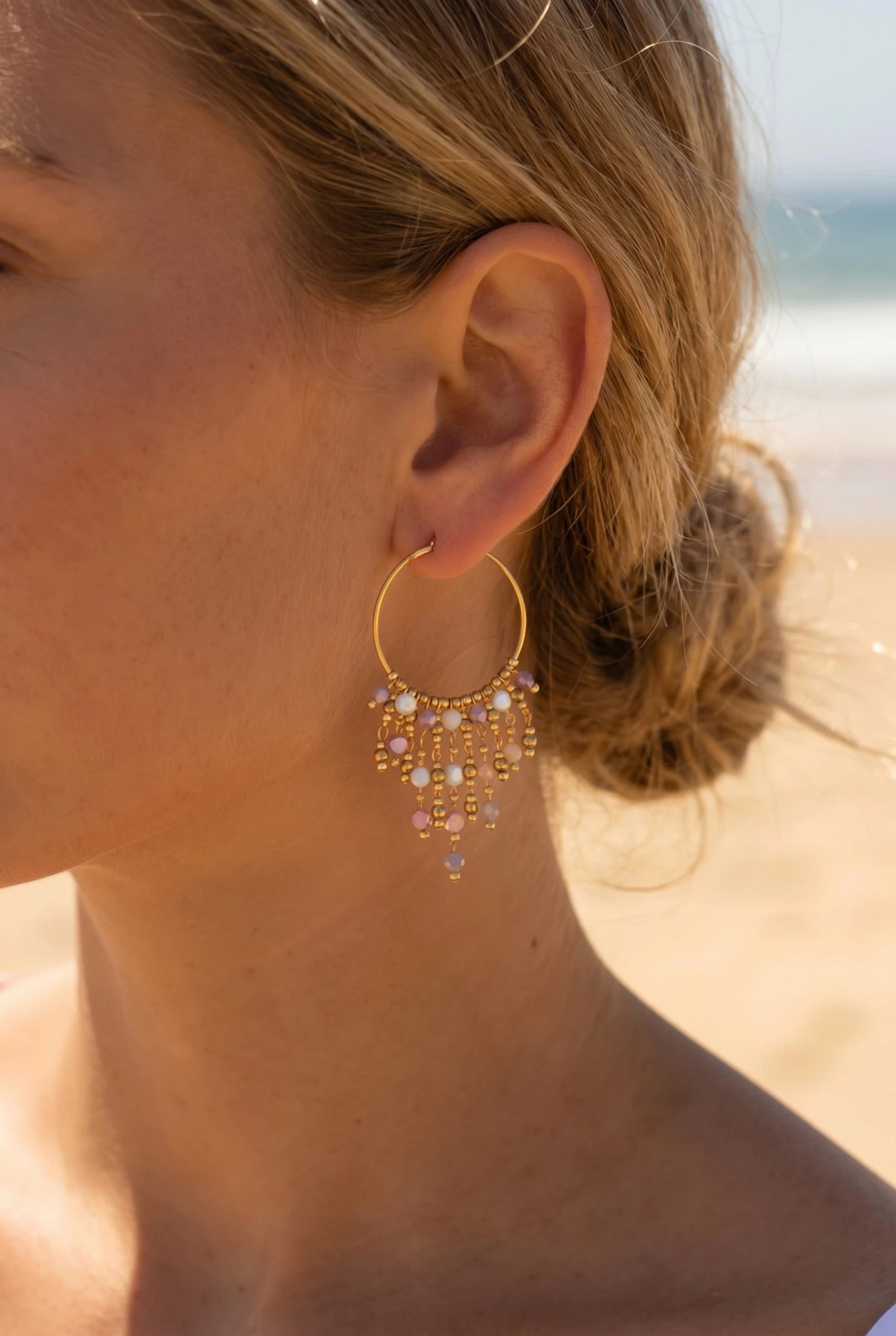Boucles d’oreilles en acier inoxydable
