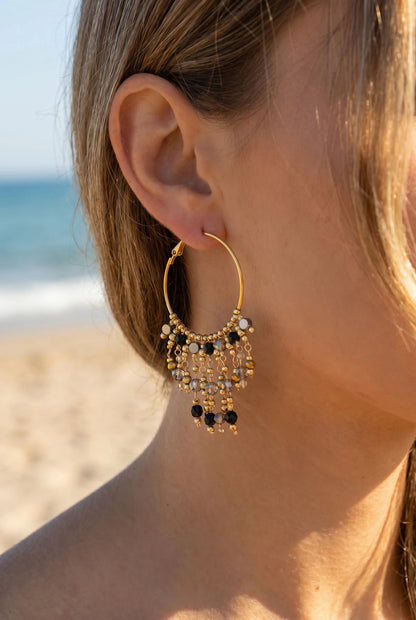 Boucles d’oreilles en acier inoxydable