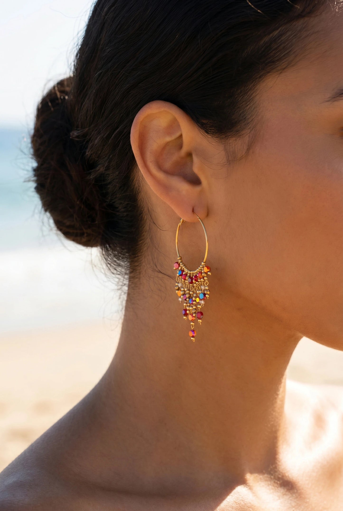 Boucles d’oreilles en acier inoxydable