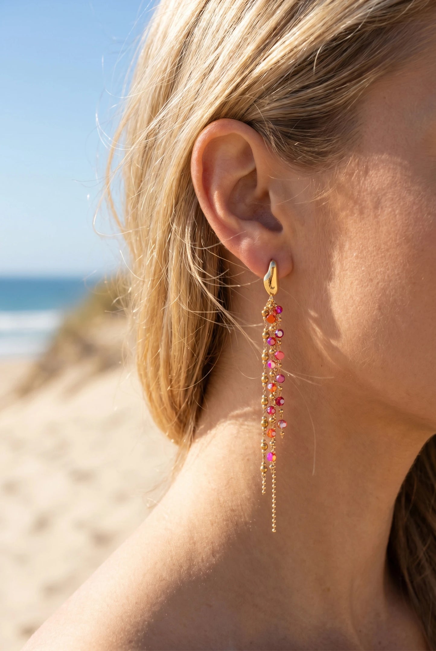 Boucles d’oreilles en acier inoxydable