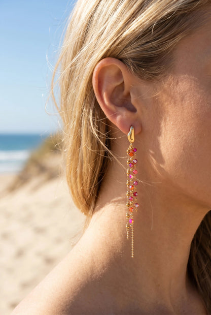 Boucles d’oreilles en acier inoxydable