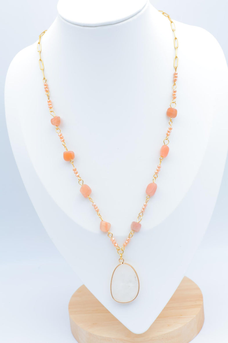 Collier en acier inoxydable - BLANC