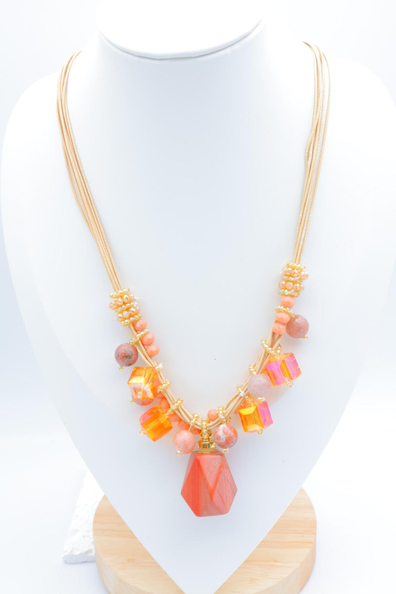 Collier en acier inoxydable - BEIGE