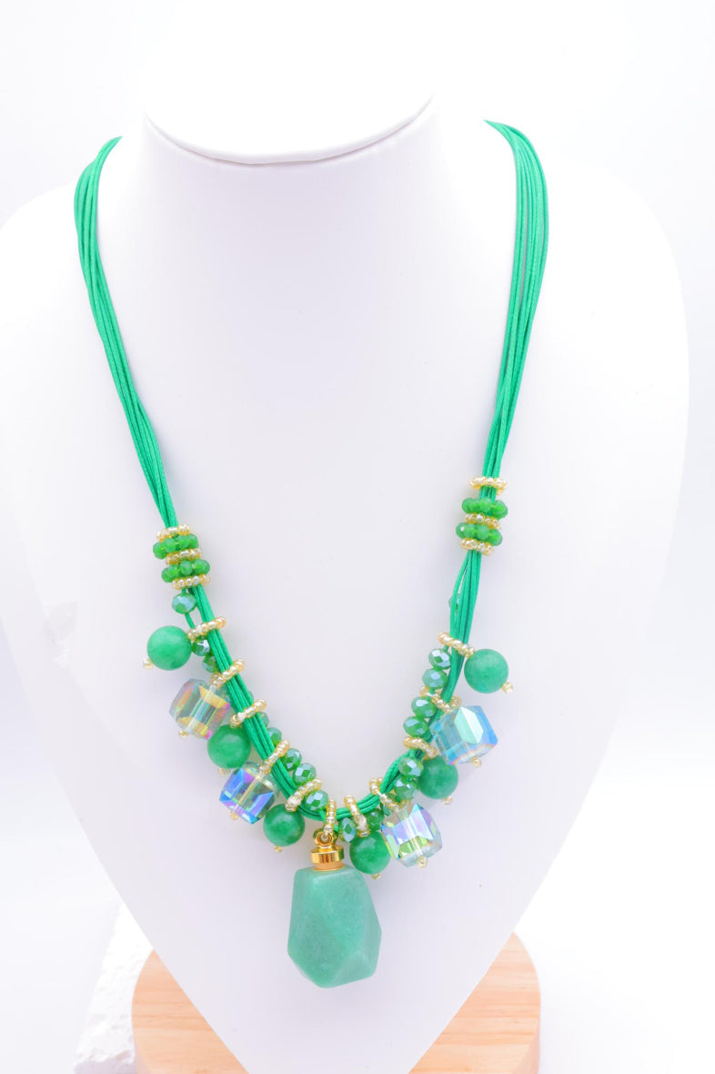 Collier en acier inoxydable - VERT