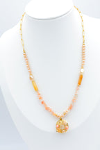 Collier en acier inoxydable - BEIGE