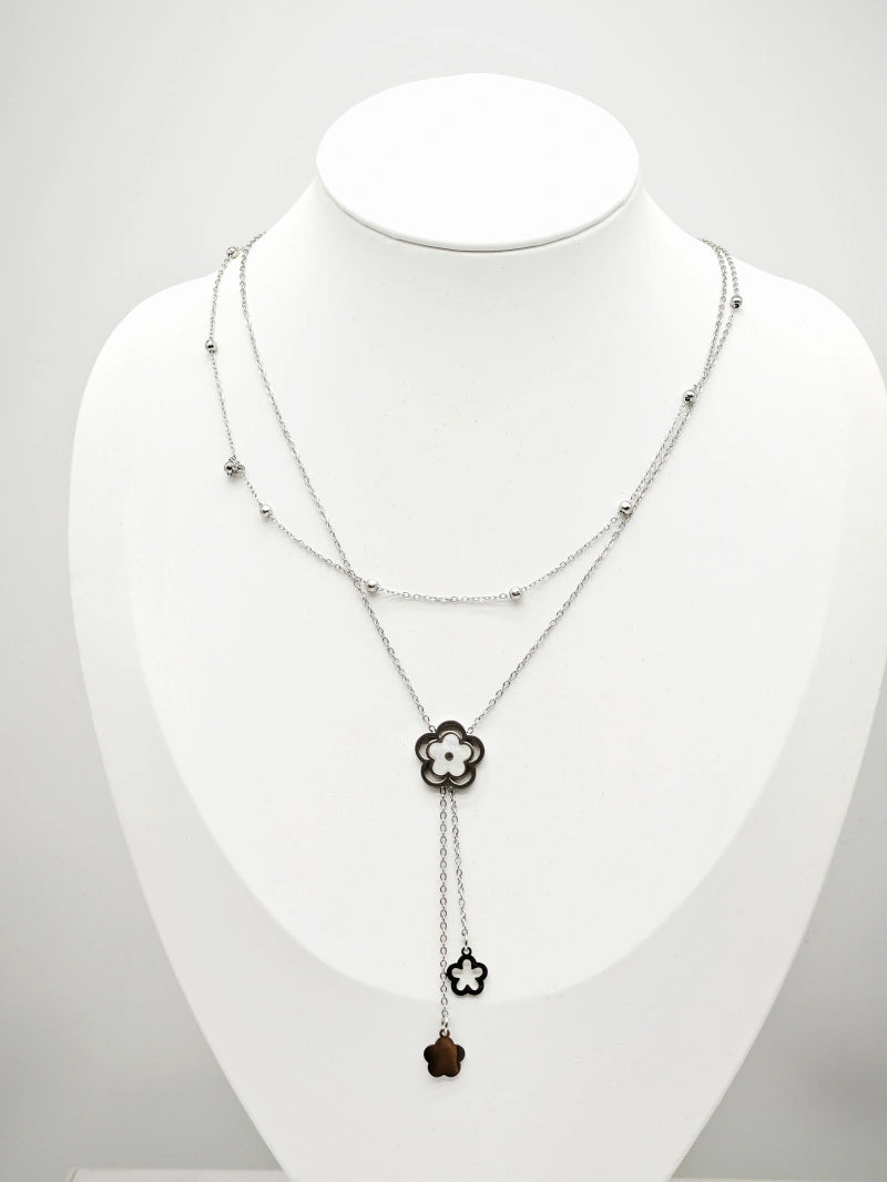 Collier en acier inoxydable - ARGENT