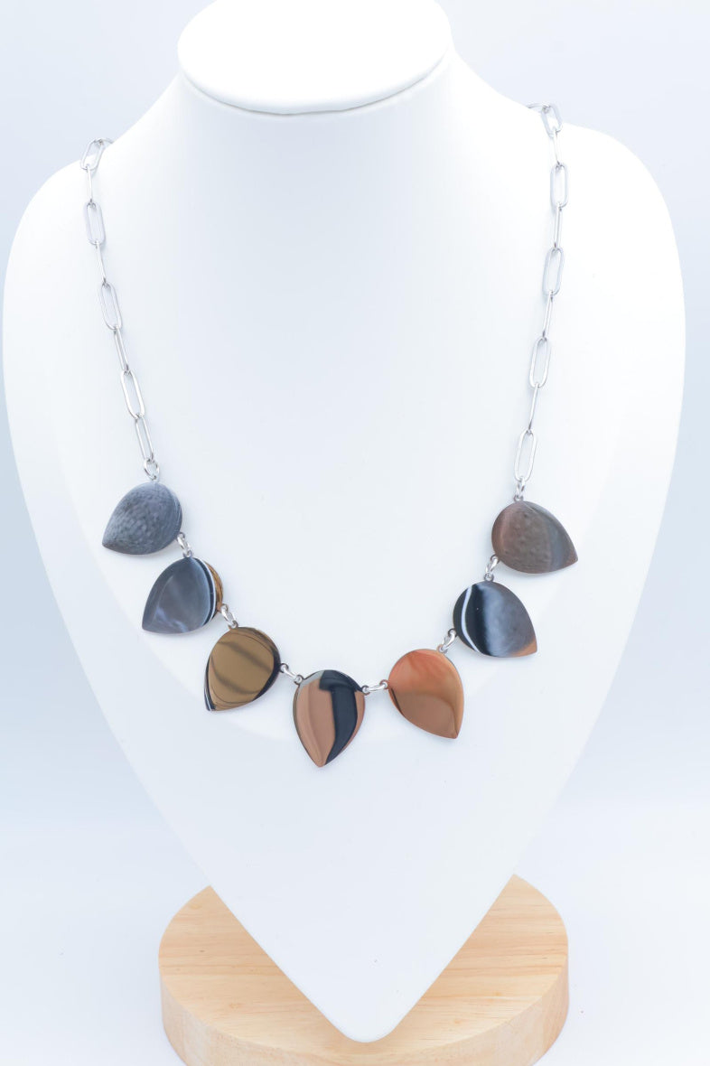Collier en acier inoxydable - ARGENT