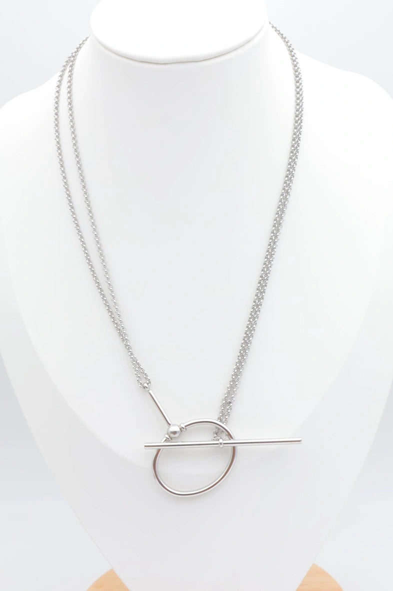 Collier en acier inoxydable - ARGENT