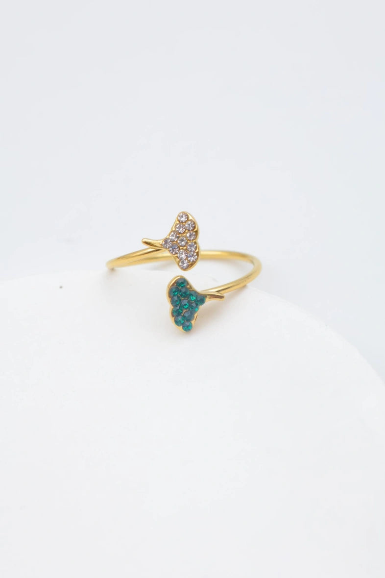 Bague en acier inoxydable ajustable - DORÉ