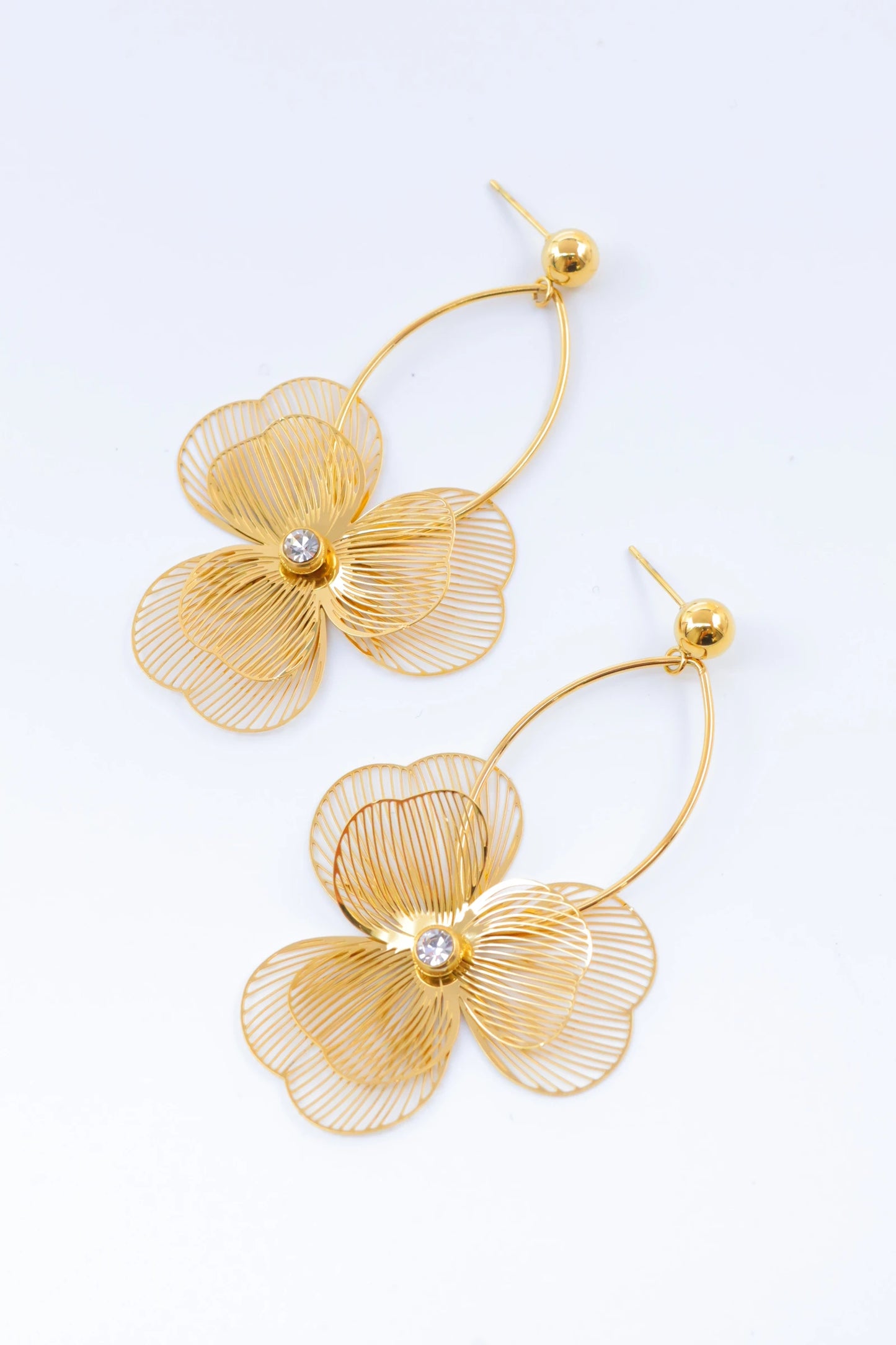 Boucles d’oreilles en acier inoxydable