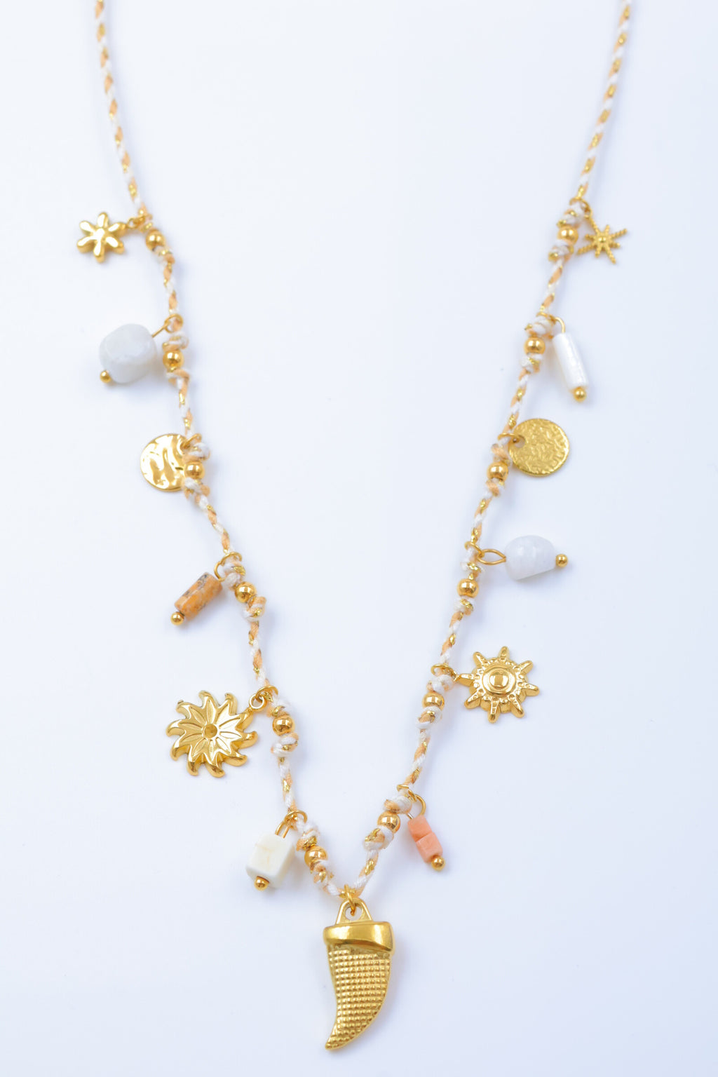 Collier en acier inoxydable - BLANC