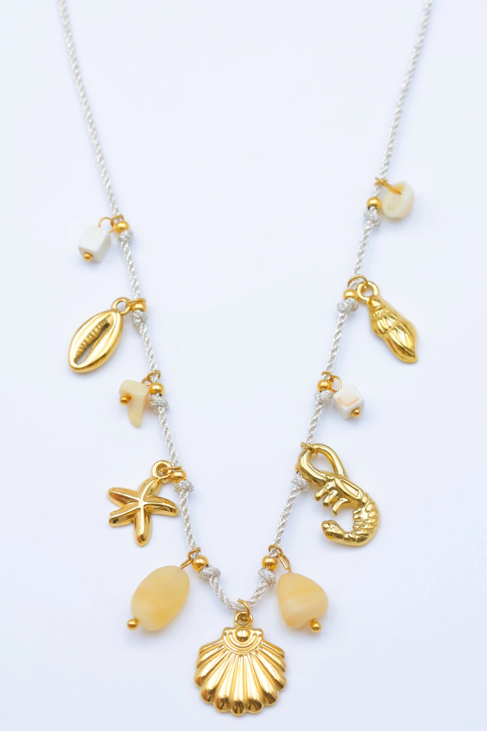 Collier en acier inoxydable - BLANC