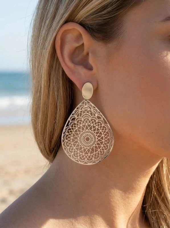Boucles d’oreilles en acier inoxydable