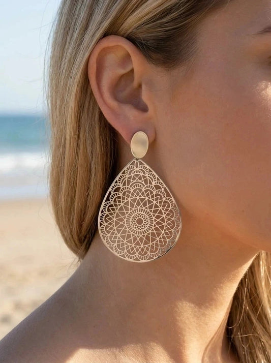Boucles d’oreilles en acier inoxydable