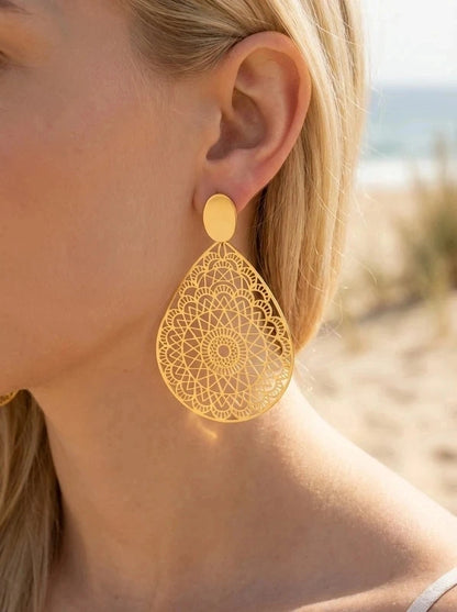Boucles d’oreilles en acier inoxydable