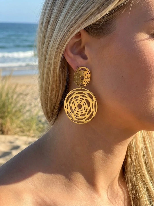 Boucles d’oreilles en acier inoxydable