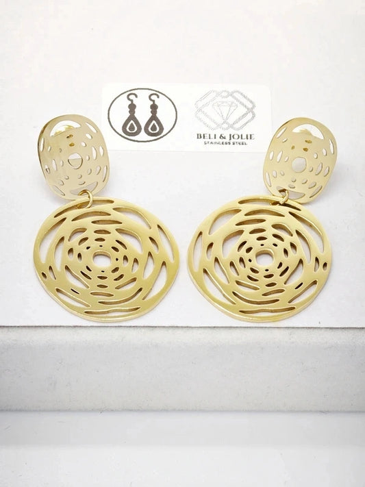 Boucles d’oreilles en acier inoxydable