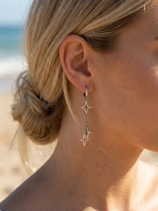 Boucles d’oreilles en acier inoxydable
