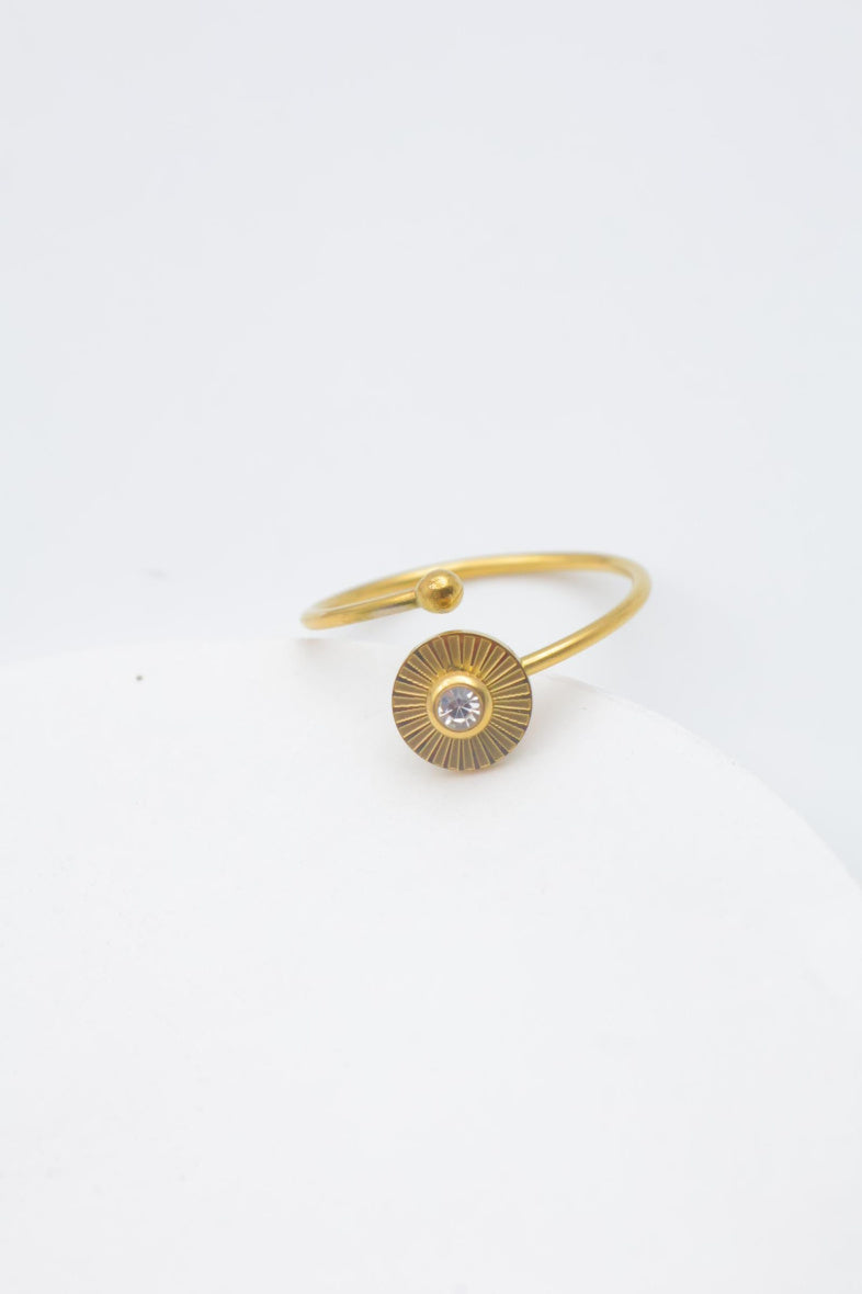 Bague en acier inoxydable ajustable - DORÉ