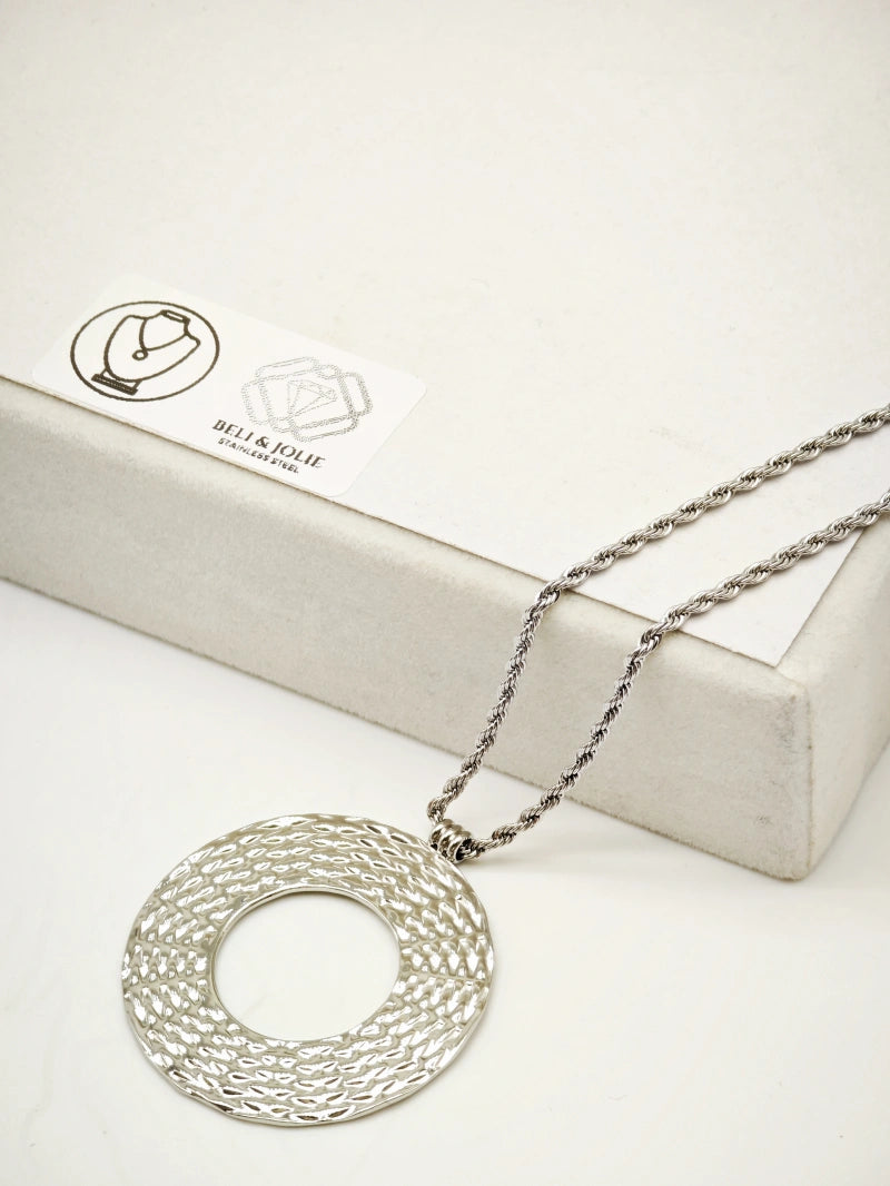 Collier en acier inoxydable - ARGENT