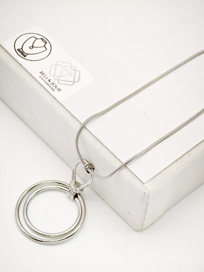 Collier en acier inoxydable - ARGENT