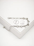 Chaîne de cheville en acier inoxydable - ARGENT