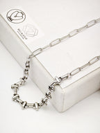 Collier en acier inoxydable - ARGENT