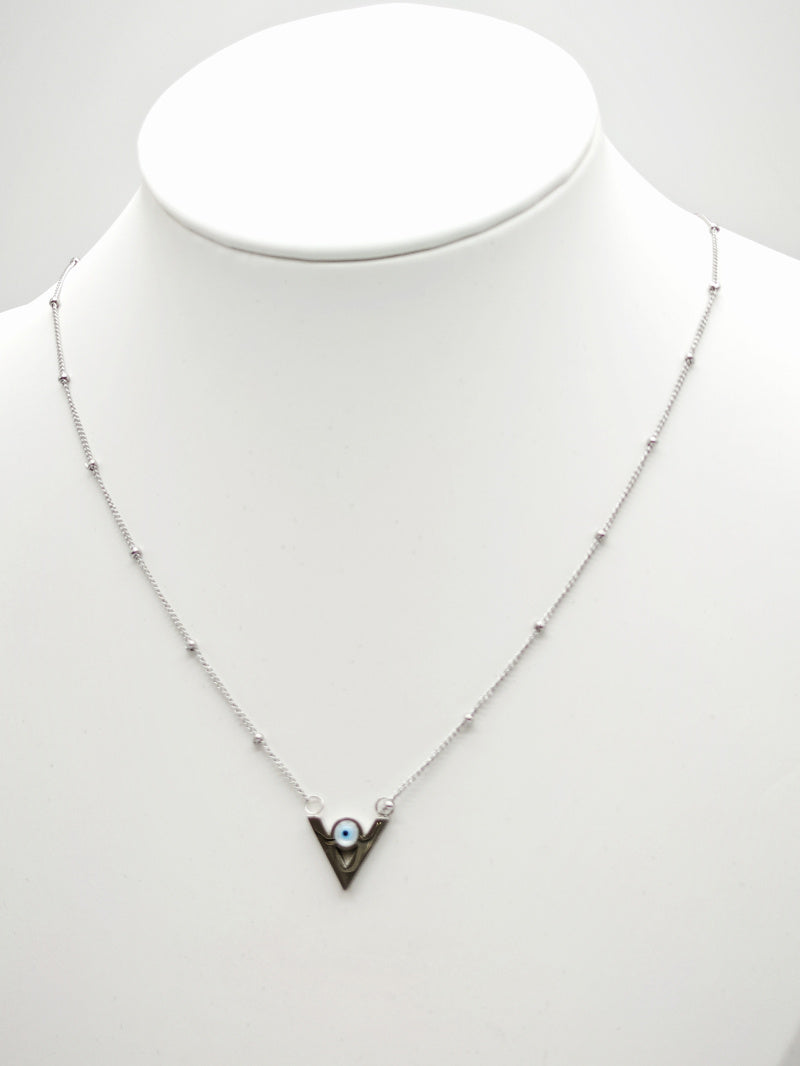Collier en acier inoxydable - ARGENT