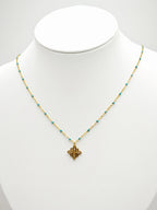 Collier en acier inoxydable - BLEU