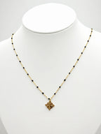 Collier en acier inoxydable - NOIR