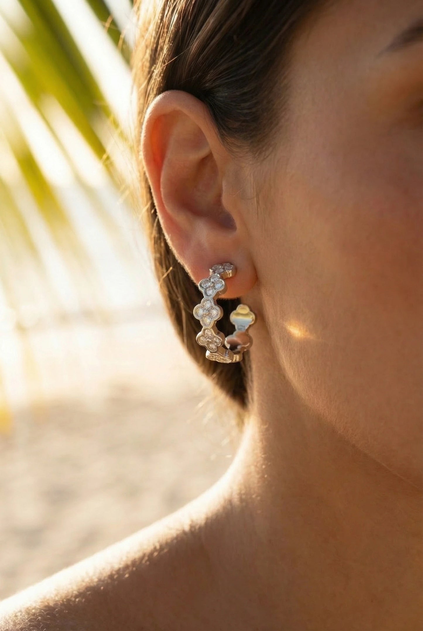 Boucles d’oreilles en acier inoxydable