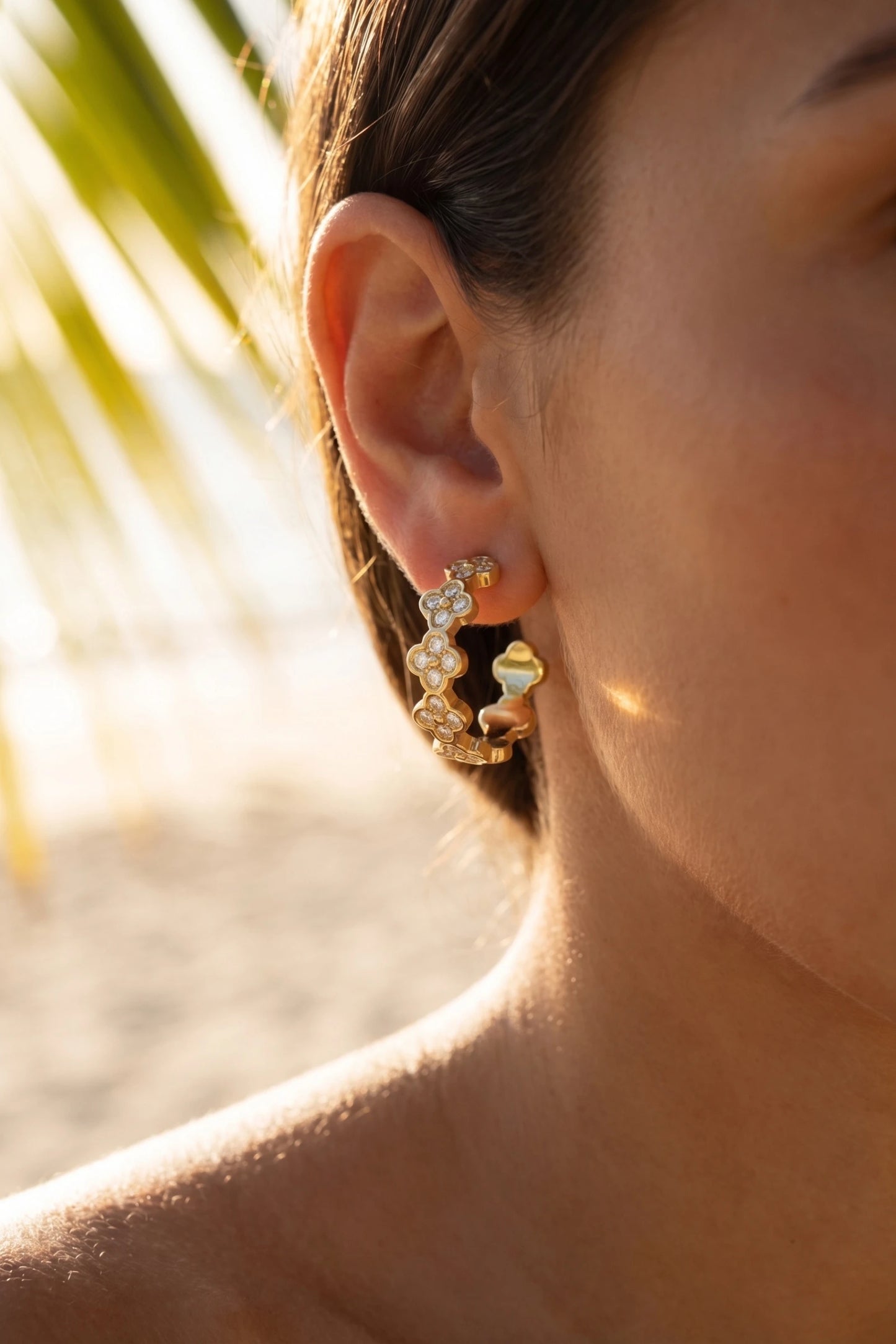 Boucles d’oreilles en acier inoxydable