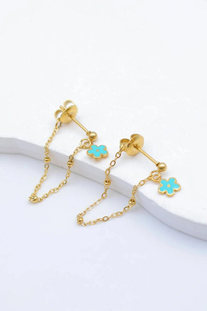 Boucles d’oreilles en acier inoxydable