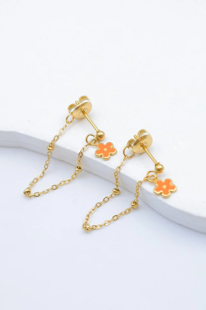 Boucles d’oreilles en acier inoxydable