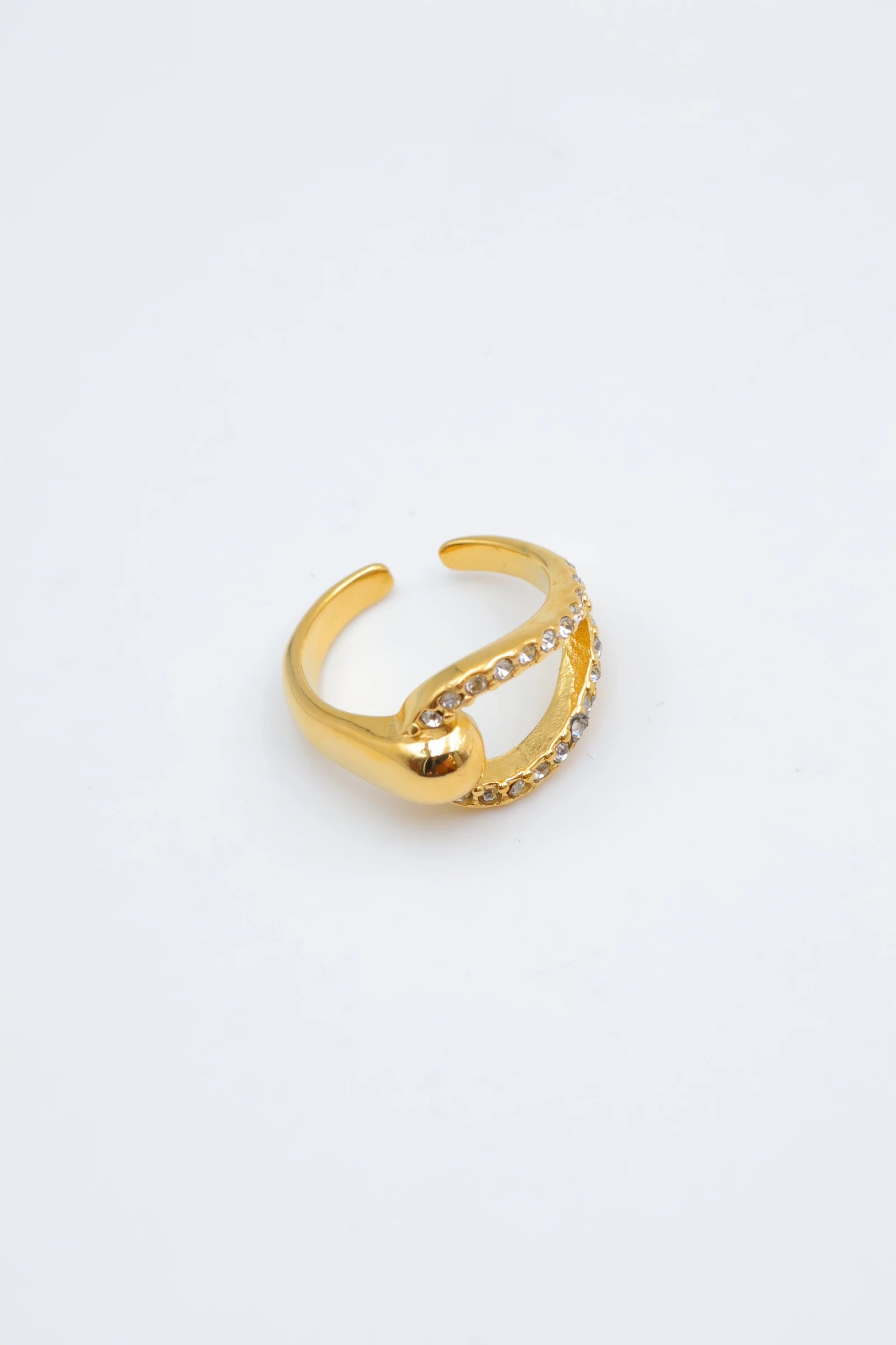 Bague en acier inoxydable ajustable - DORÉ
