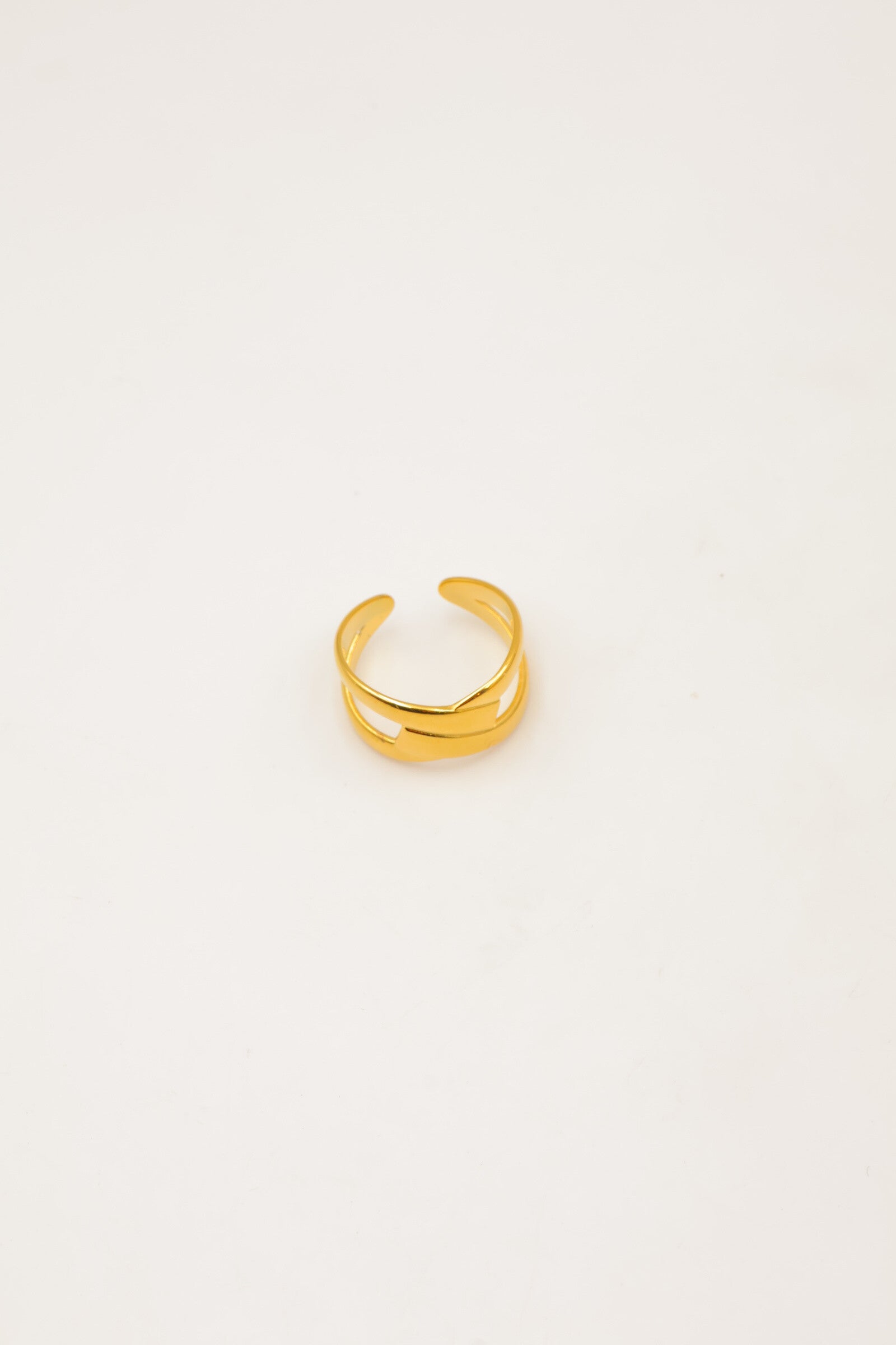 Bague en acier inoxydable ajustable - DORÉ
