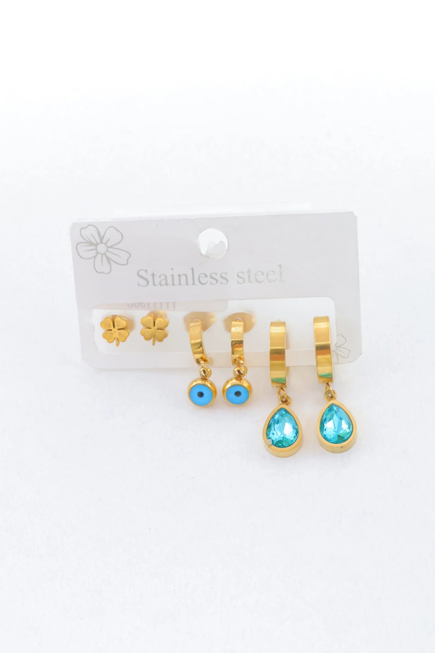 Boucles d’oreilles en acier inoxydable