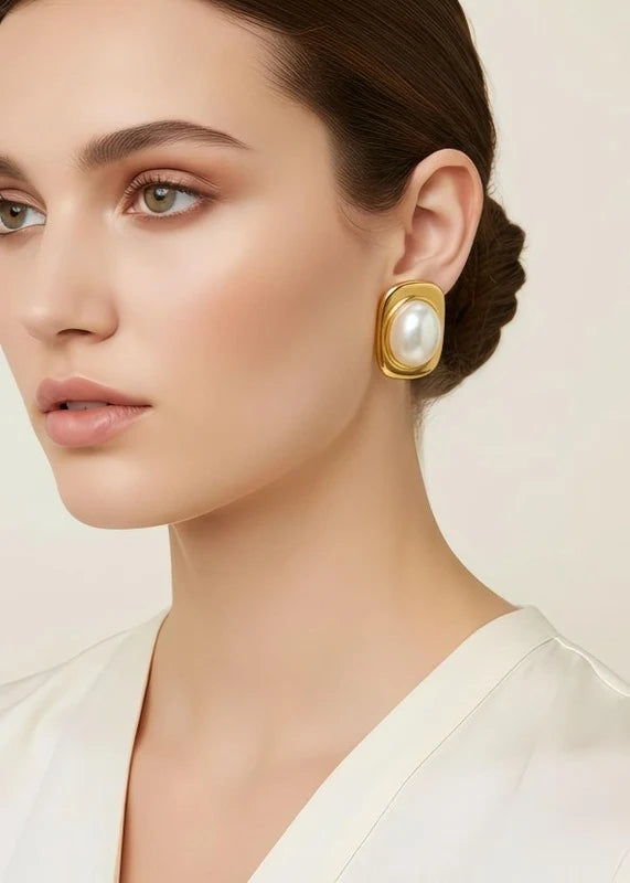 Boucles d’oreilles en acier inoxydable