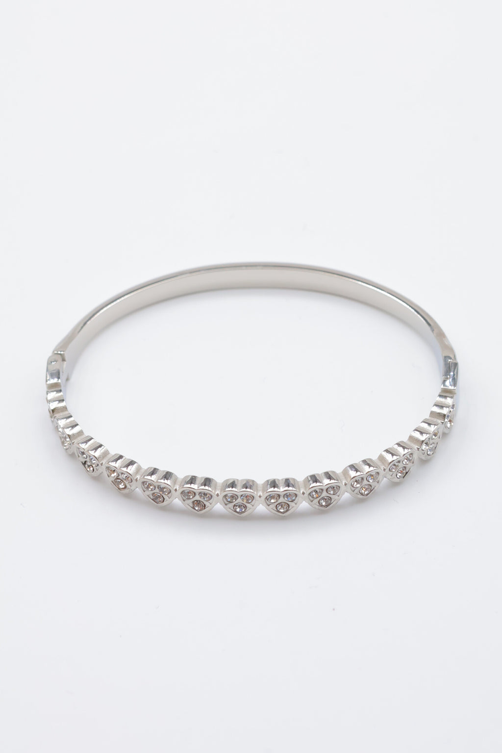 Bracelet jonc en acier inoxydable - ARGENT